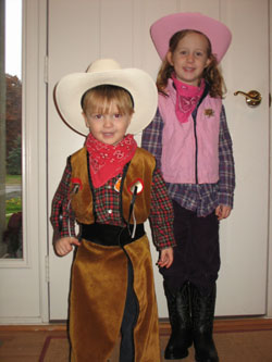 Cowgirl and Cowboy