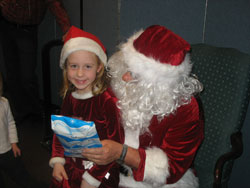 Emily and Santa