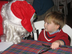 Santa and Ethan