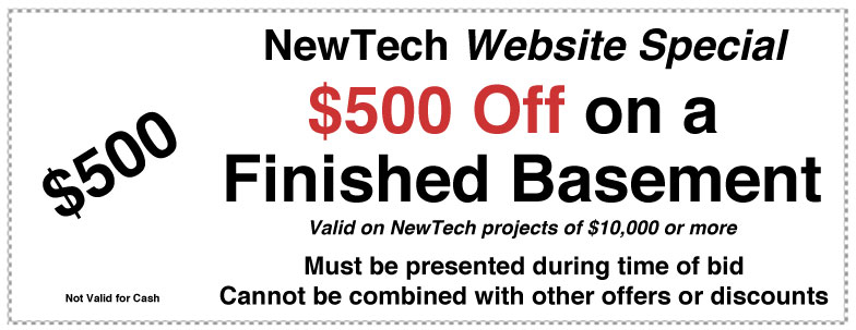 $500 off basement remodel coupon